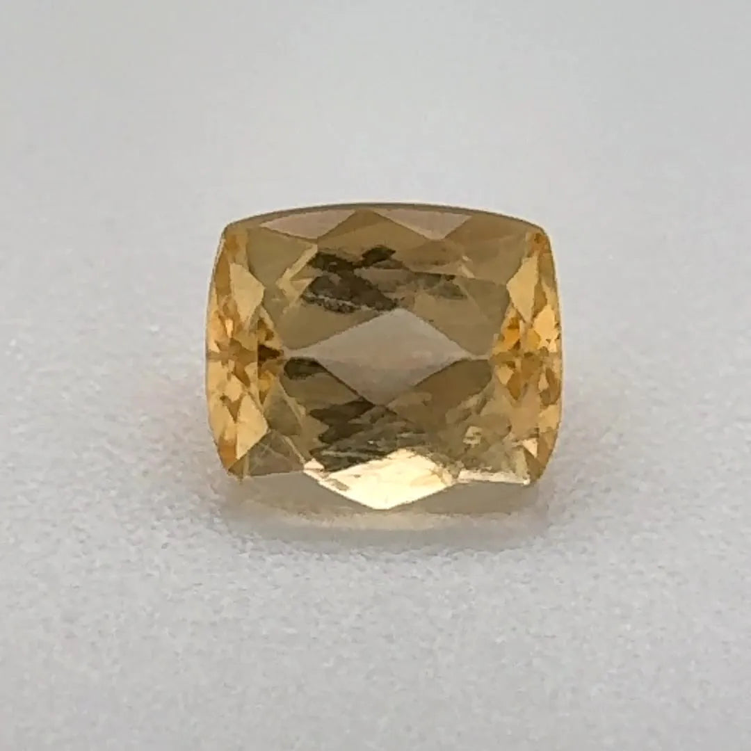 0.73ct Cushion Natural Topaz (Colour Yellow, Clarity Slightly Included, Cut Faceted)