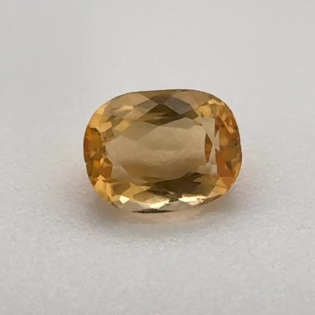 1.06ct Oval Natural Topaz (Colour Orange, Clarity Eye Clean, Cut Faceted)