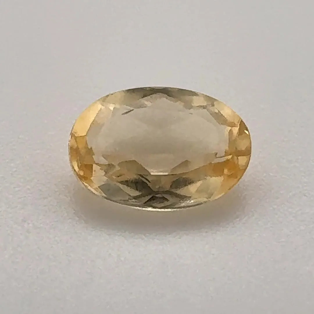 1.07ct Oval Natural Topaz (Colour Yellow, Clarity Eye Clean, Cut Faceted)