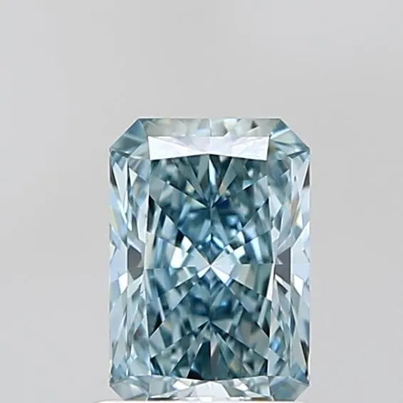 1.08ct Radiant Lab Grown Diamond (Colour Fancy Intense Greenish Blue, Clarity VVS2, IGI Certified)