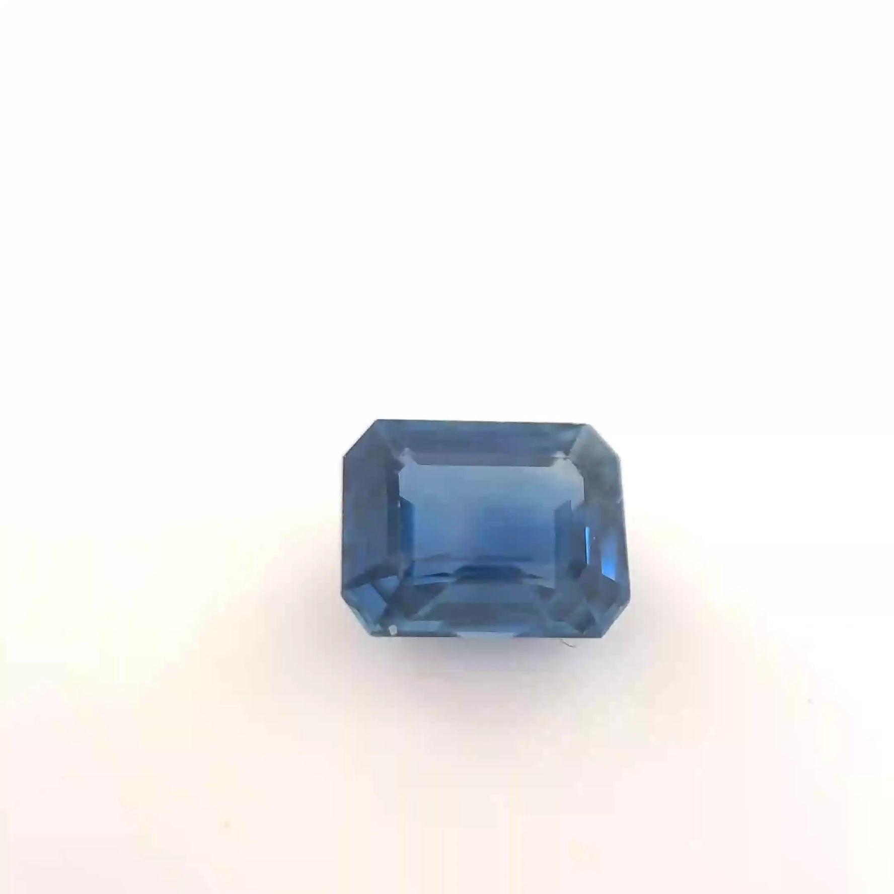 1.11ct Emerald Natural Sapphire (Colour Blue, Clarity Eye Clean, Cut Faceted)
