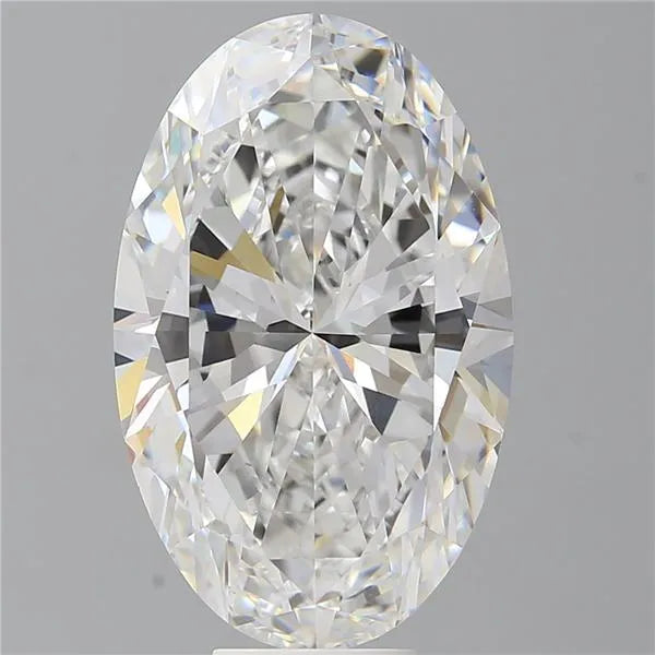 10.00ct Oval Lab Grown Diamond (Colour E, Clarity VVS2, IGI Certified)