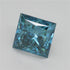 2.14ct Princess Lab Grown Diamond (Colour Fancy Vivid Blue, Clarity VS1, IGI Certified)
