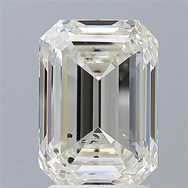 2.50ct Emerald Natural Diamond (Colour I, Clarity SI2, GIA Certified)