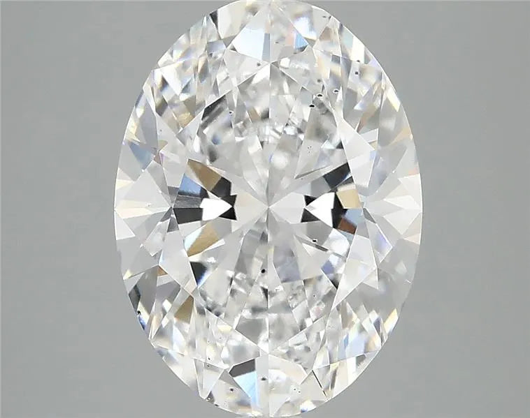 4.10ct Oval Lab Grown Diamond (Colour E, Clarity VS2, IGI Certified)