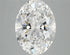 4.10ct Oval Lab Grown Diamond (Colour E, Clarity VS2, IGI Certified)