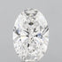 4.81ct Oval Lab Grown Diamond (Colour E, Clarity VVS2, IGI Certified)
