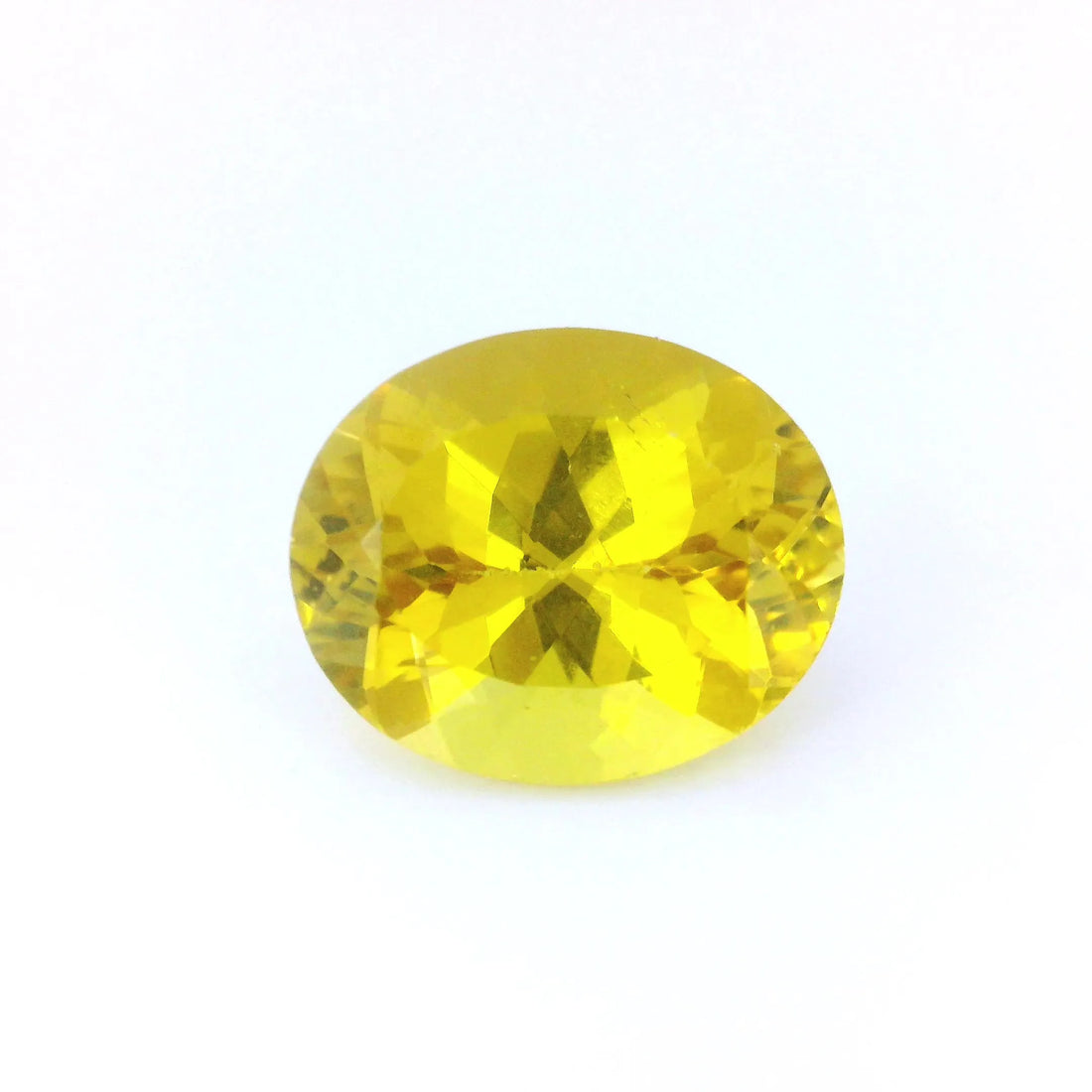 5.16ct Oval Natural Apatite (Colour Yellow, Clarity Eye Clean, Cut Faceted)
