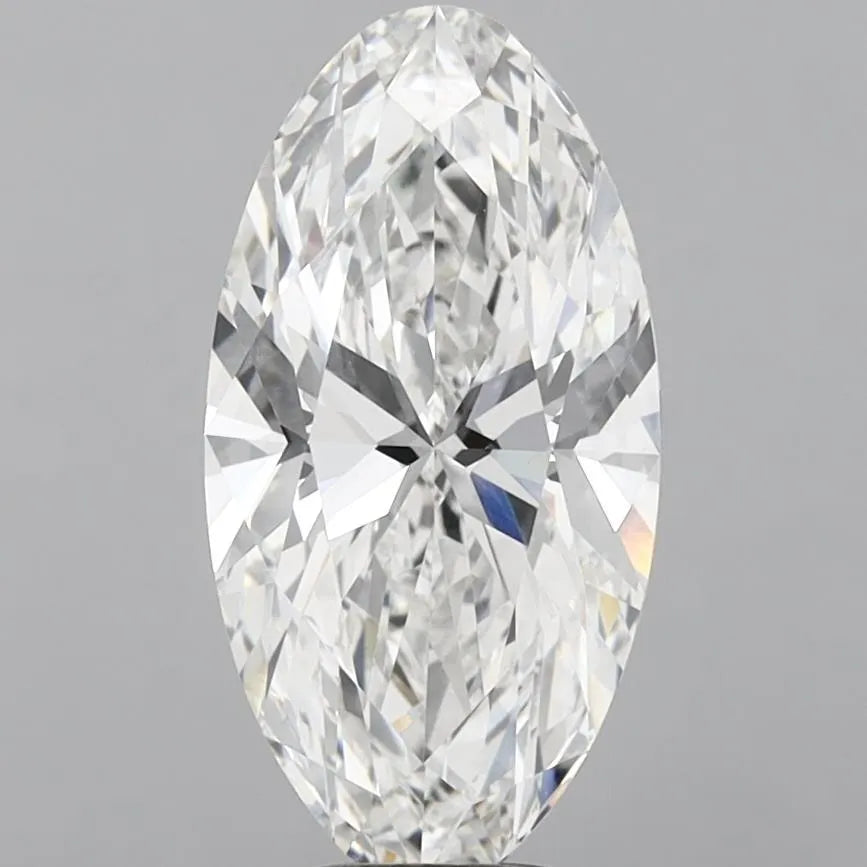 6.53ct Oval Lab Grown Diamond (Colour F, Clarity VVS2, IGI Certified)