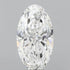 6.58ct Oval Lab Grown Diamond (Colour E, Clarity VS2, IGI Certified)