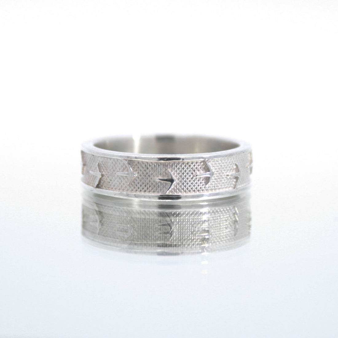 Outdoorsman Personalized Ring - 14K White Gold
